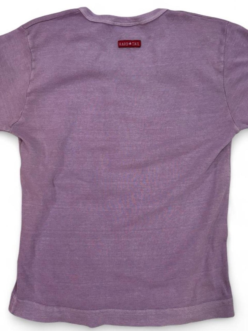 Y2K vintage Hard Tail V Neck Long Sleeve baby tee shirt dragon graphic - Picture 3 of 4